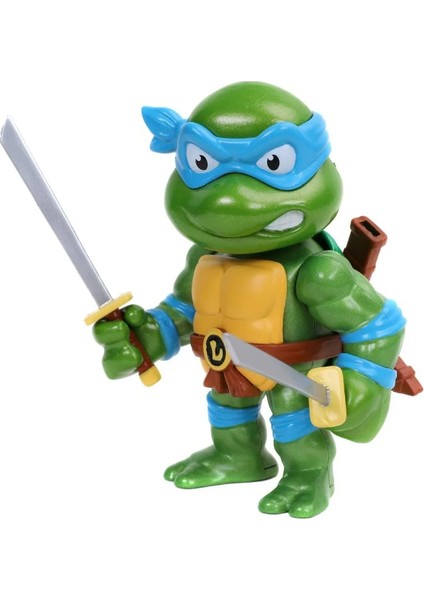 Ninja Kaplumbağalar Ninja Turtles - Die Cast Leonardo Çelik Döküm Figür 10 cm