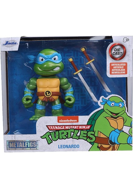 Ninja Kaplumbağalar Ninja Turtles - Die Cast Leonardo Çelik Döküm Figür 10 cm