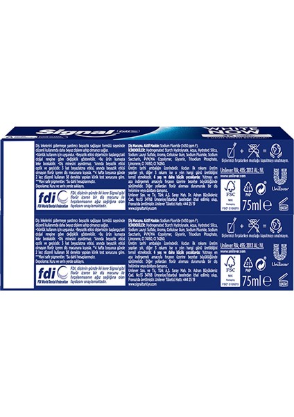 White Now Diş Macunu Uzun Süren Beyazlık 75 ml x 2 fiyatları