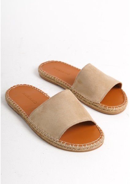Erkek Deri Süet Jüt Taban Bej Terlik -MSSR122-BJ fiyatları