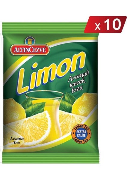 Limon Aromalı İçecek Tozu 250 Gr - 10'lu PAKET