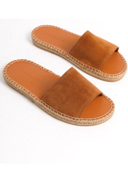 Erkek Deri Süet Jüt Taban Taba Terlik -MSSR122-TB fiyatları