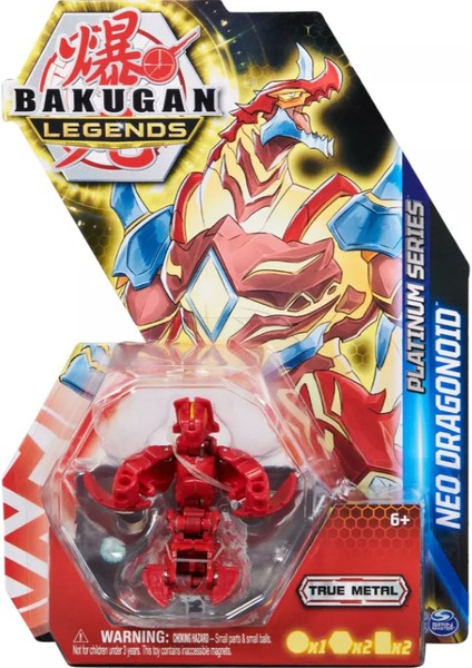 Bakugan Evolutions Platinum Series Red Neo Dragonoid Figür - 1 Adet