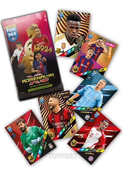 Panini Adrenalyn Fifa 365 - 2024 Dergi Albümü Için - Metal Kutulu Futbolcu Kartları ( 1 Kutu )