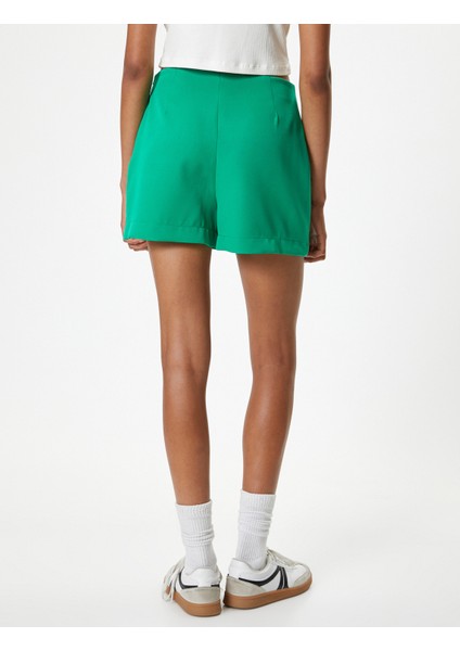 Mini Şort Etek Cep Detaylı Düğmeli fırsatları