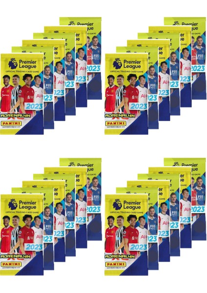Panini Premier League 2022 - 23 Trading Card - Ingiltere Premier Ligi Futbolcu Kartları ( 24 Paket)