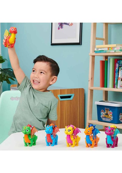 Paw Patrol Dinozorlu Kahraman Şövalyeler Oyun Seti - Chase And Dragon Draco 20 cm indirimleri