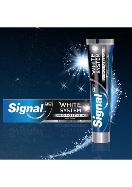 White System Diş Macunu Arındırıcı Beyazlık 75 ml