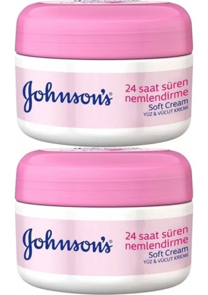 Soft Nemlendirici Yüz ve Vücut Kremi 200ML (2 Li Set)