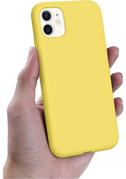 Iphone 11 Uyumlu 3D Kamera Korumalı Içi Kadife Darbe Emici Özellikli Esnek Ince Silikon Case