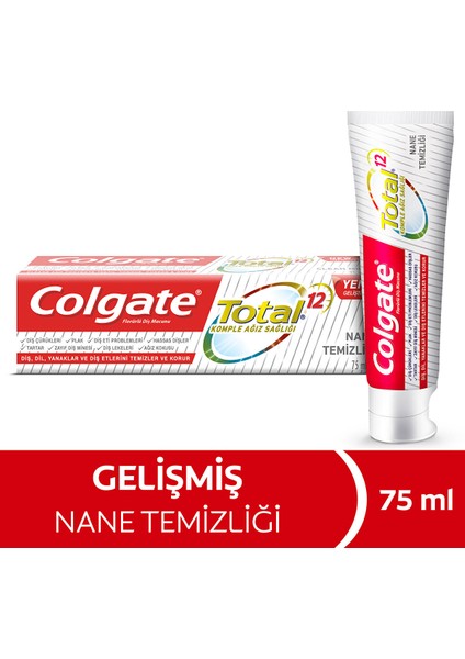 Total Nane Temizliği Diş Macunu 75 ml fiyatları