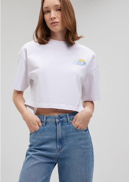 Baskılı Beyazt-Shirt1612568-620