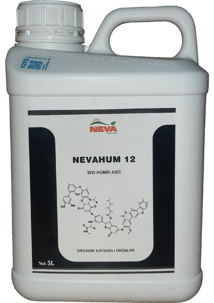 NEVAHUM12 Sıvı Humik Asit 5 Litre