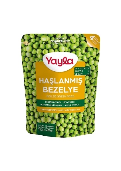 Gurme Haşlanmış Bezelye 700 Gr. (2'li)