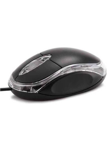 Wz-15 800 Dpı USB Mouse - Kablolu Mouse - Optik Mouse - Siyah - 10 Adet