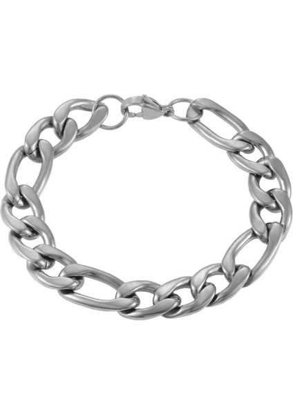 Gurmet 316L Paslanmaz Çelik Erkek Bileklik Kalın Zincir 12 mm