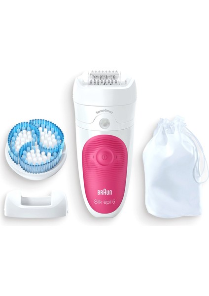 Silk-Épil 5 5511 Sensosmart 2'si 1 Arada Kablosuz Epilatör
