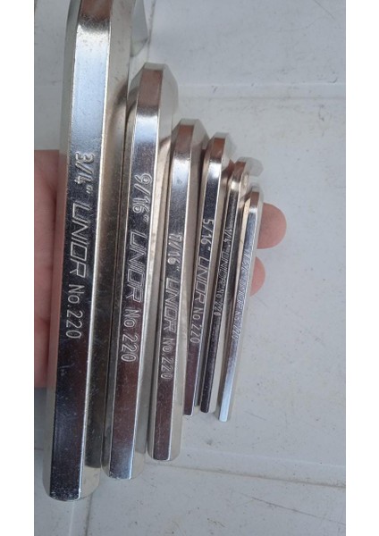 Altı Köşe Sae Allen Anahtar