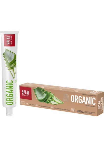 Organic Strengthening Gel Toothpaste 75ML