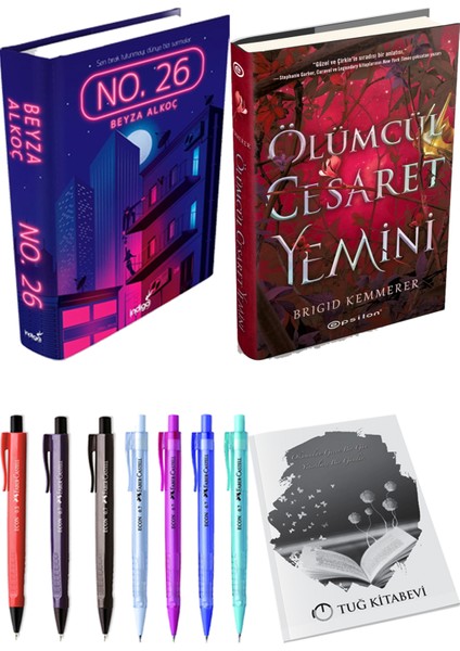 No. 26-Ölümcül Cesaret Yemini + Kalem + Not Defteri
