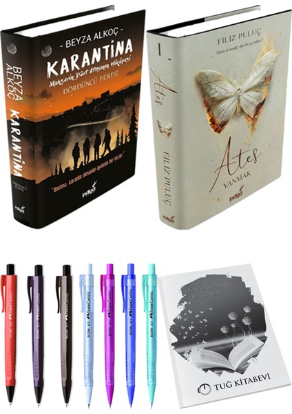 Karantina 4 - Ateş Yanmak 1 + Kalem + Not Defteri