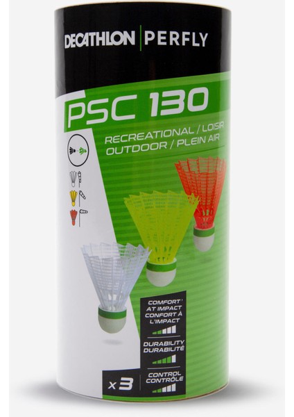 Badminton Topu - Dış Mekan - 3'lü Paket