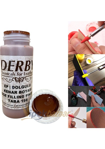 Derby Dolgulu Mat Deri Kenar Boyası 100 ml