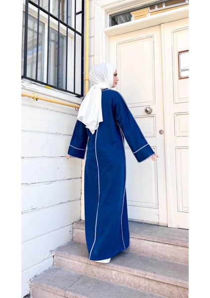 Mevlana Oversize Pamuklu Elbise - 71167.006 - Indigo