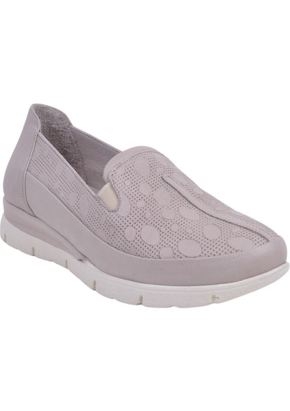 D24YA-3505 Vizon Kadın Deri Ayakkabı fiyatları