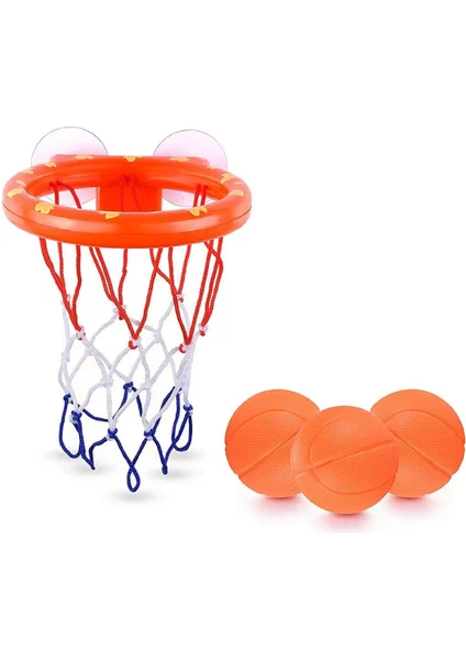 1 Mini Basketbol Kasnağı, 2 Vantuzlu, 3 Top, Banyo Basketbol Potası, Su Oyuncağı, Çocuk Oyuncağı, Mini Basketbol Potası Seti, Oturma Odası,banyo,yatak Odası Için (Yurt Dışından)