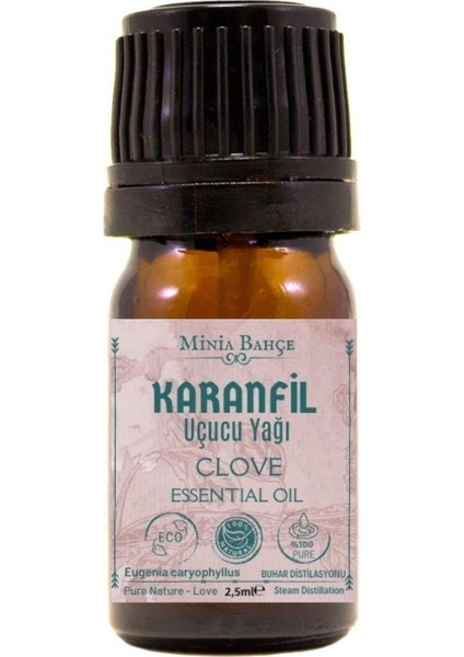 Minia Bahçe Karanfil, Sandal Ağacı,vetiver,paçuli, Tarçın,ylangylang,sedir Ağacı Uçucu Yağı, 2,5'ar Ml. %100 Saf