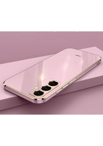 Samsung Galaxy A05S Uyumlu Kamera Korumalı Parlak Gold Kenarlı Yumuşak Silikon Kılıf/kapak modelleri