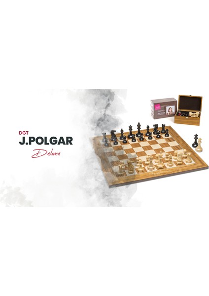 Judit Polgar Deluxe Ahşap Satranç Takımı