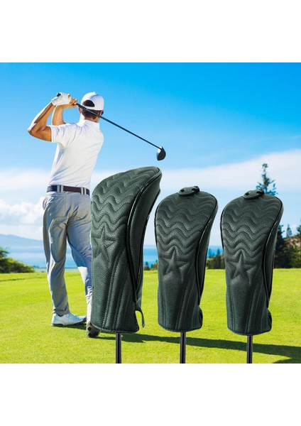 3 3x Su Geçirmez Golf Kaymaz Sürücü I (Yurt Dışından)