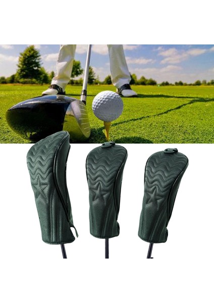3 3x Su Geçirmez Golf Kaymaz Sürücü I (Yurt Dışından)
