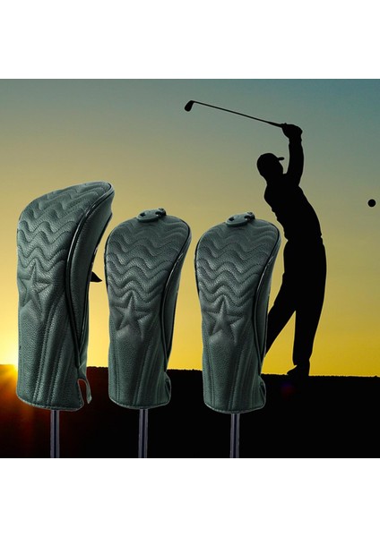 3 3x Su Geçirmez Golf Kaymaz Sürücü I (Yurt Dışından)