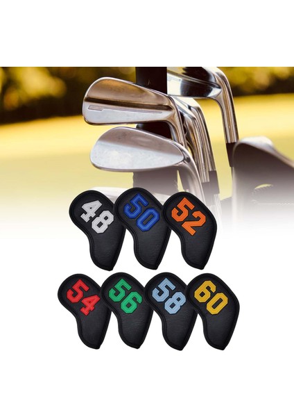7 Evrensel Golf Kulübü Başlıkları Nakış Tasarımı Su Geçirmez Geçirmez (Yurt Dışından)