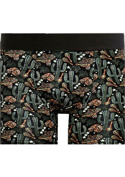 3'lü Erkek Desenli Boxer Paketleri %95 Pamuk Premium Collection - Çok Renkli fırsatları