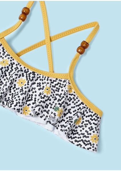 Kız Çocuk Fırfırlı Bikini Takım 3712 fiyatları