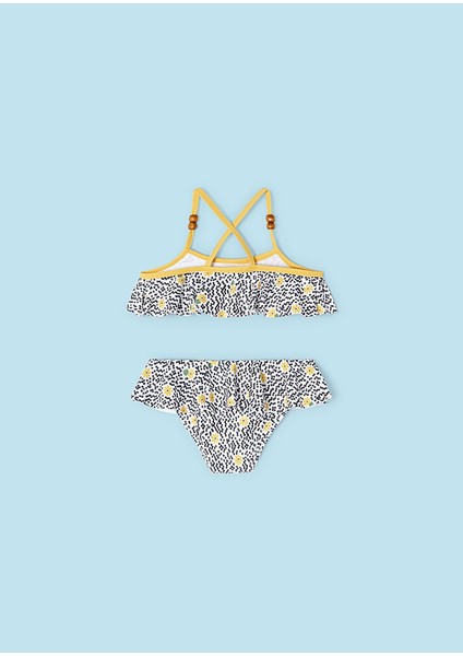 Kız Çocuk Fırfırlı Bikini Takım 3712 modelleri