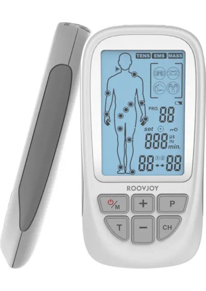 2 Kanallı Dijital Portatif Tens , Ems , Masaj Cihazı 73 Programlı Bataryalı M102A modelleri