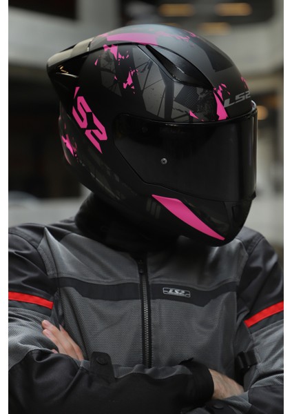 Rapıd 2 Race Palımnesıs Pembe-Siyah Kask