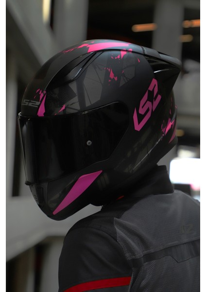Rapıd 2 Race Palımnesıs Pembe-Siyah Kask