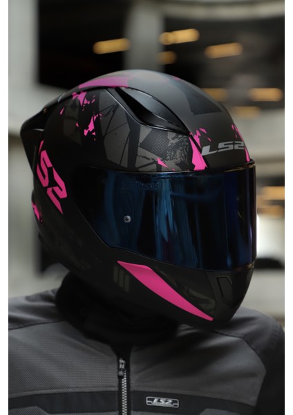 Rapıd 2 Race Palımnesıs Pembe-Siyah Kask modelleri