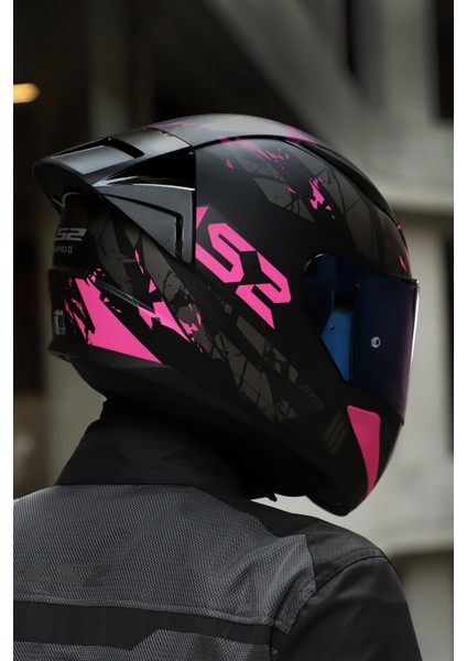 Rapıd 2 Race Palımnesıs Pembe-Siyah Kask fırsatları