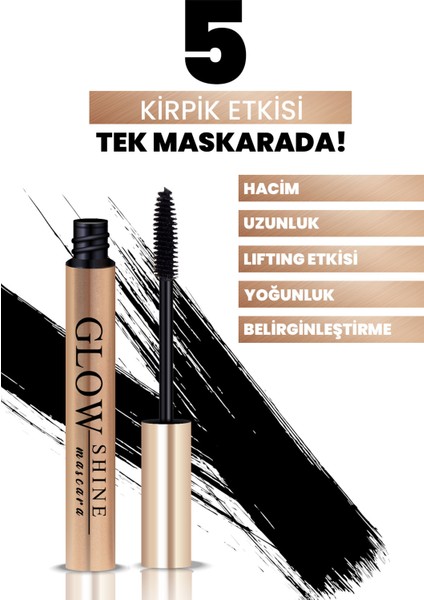 Shıne Hacim Ve Uzunluk Veren Maskara 10 Ml