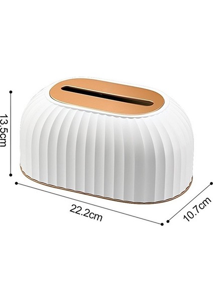 Ev Oturma Odası ve Banyo Için Kağıt Mendil Kutusu Masa Üstü Doku Kutusu (Yurt Dışından)