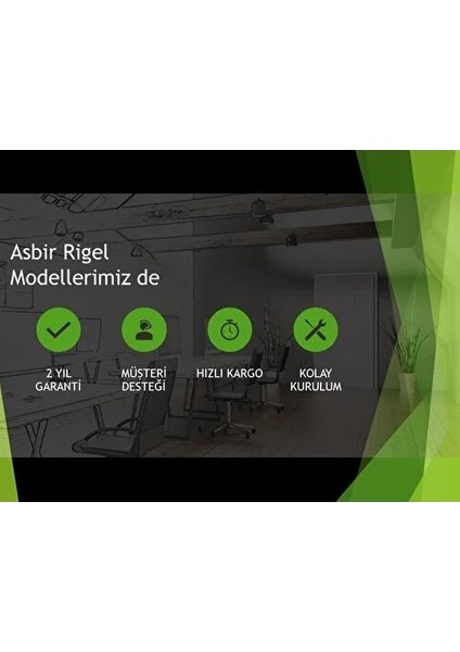 Rigel 55300 Metal Ayaklı Çalışma Koltuğu Ofis Sandalyesi