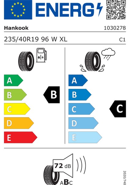 235/40 R19 96W Xl Ventus S1 Evo 3 K127 Oto Yaz Lastiği ( Üretim Yılı: 2024 )