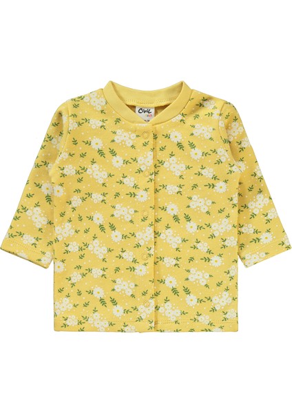 Kız Bebek Pijama Takımı 1-6 Ay Hardal modelleri